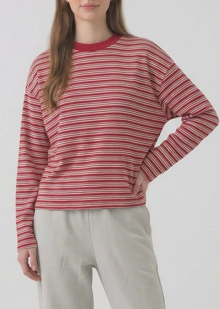 Relaxed Stripped T Shirt