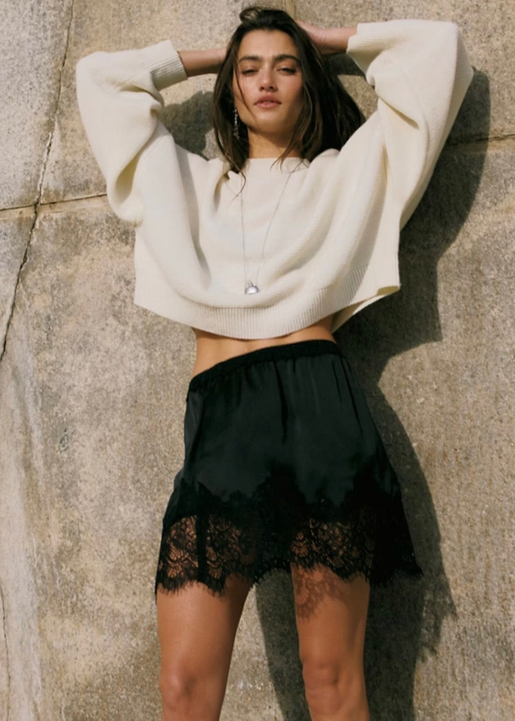 *pre-order Meet Me in The Middle Slip Skirt
