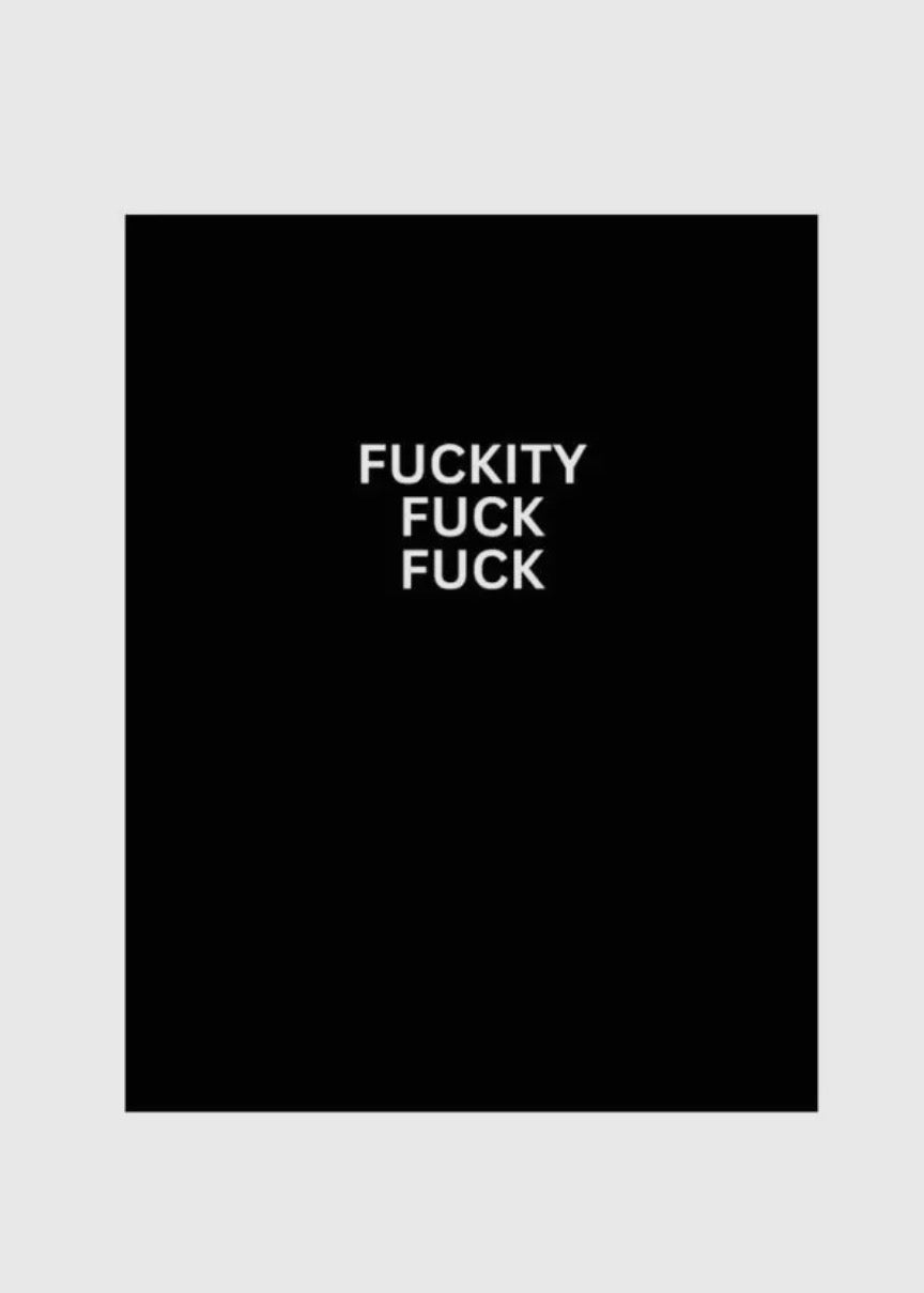 Fuckity Fuck Fuck Greeting Card