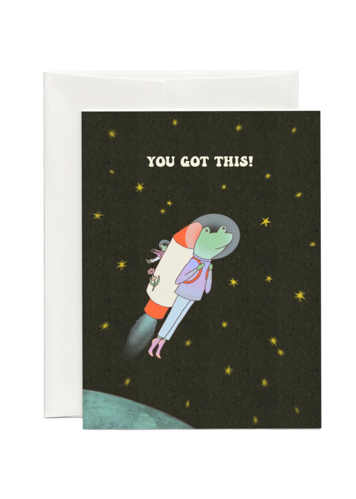 Good Luck Card - Moon and Beyond