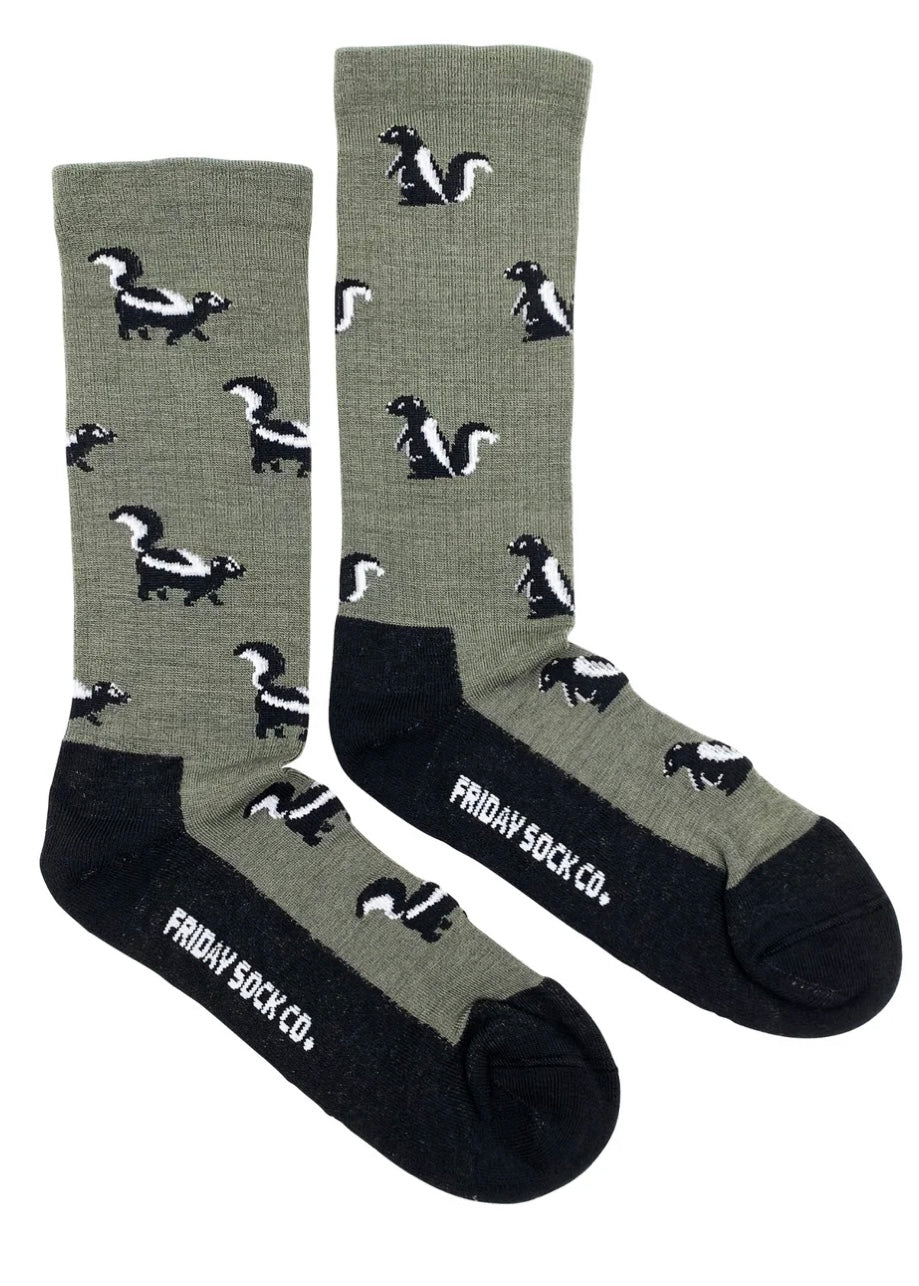 Skunk Merino Wool Socks