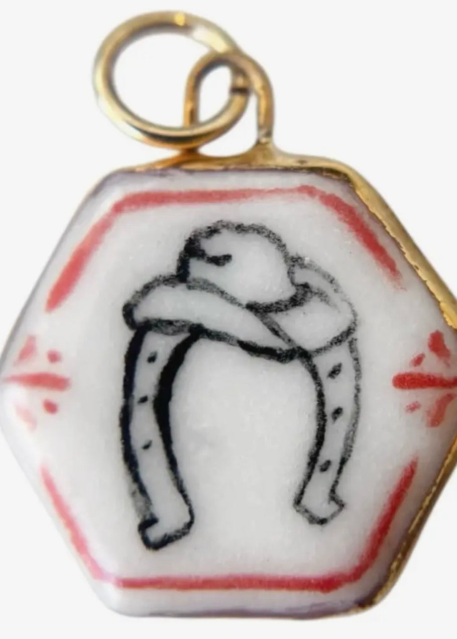 Cowboy Horseshoe Charm