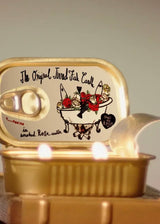 Tinned Fish Candle Smoked Rose Candle