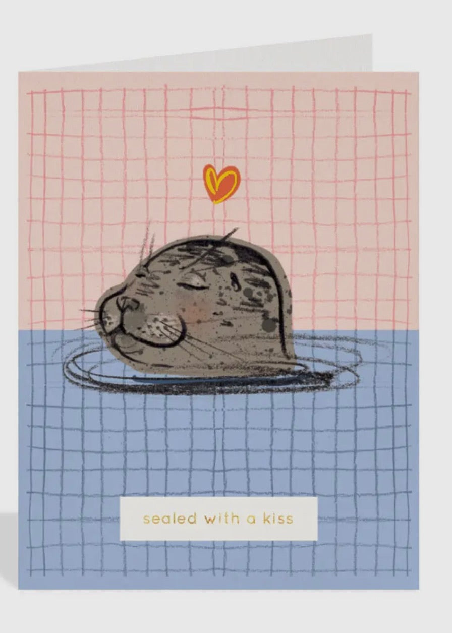 Seal Kiss Card