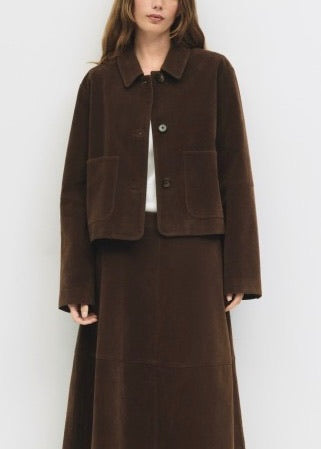 Chocolate Suede Jacket