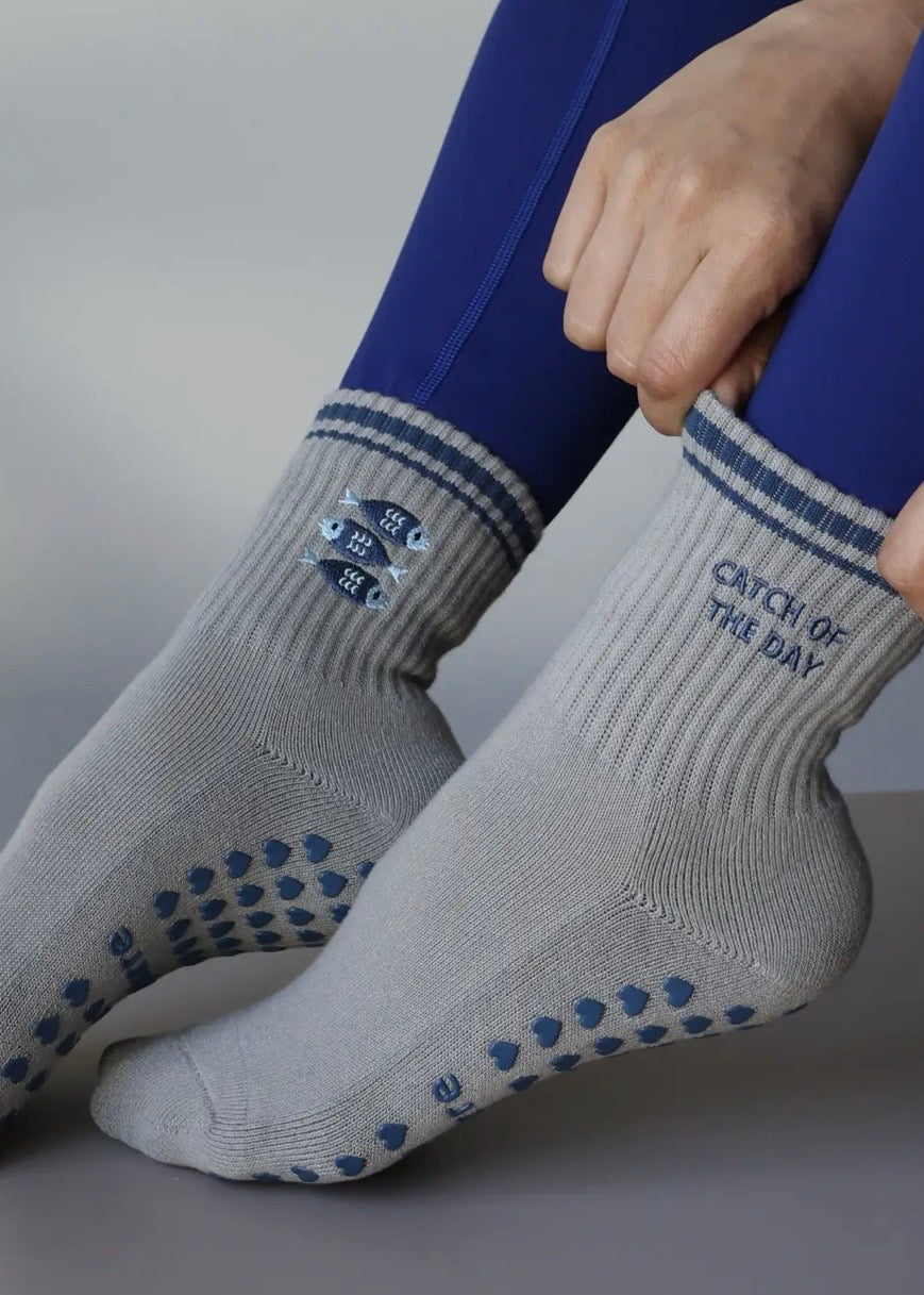 Catch of the Day Grip Socks