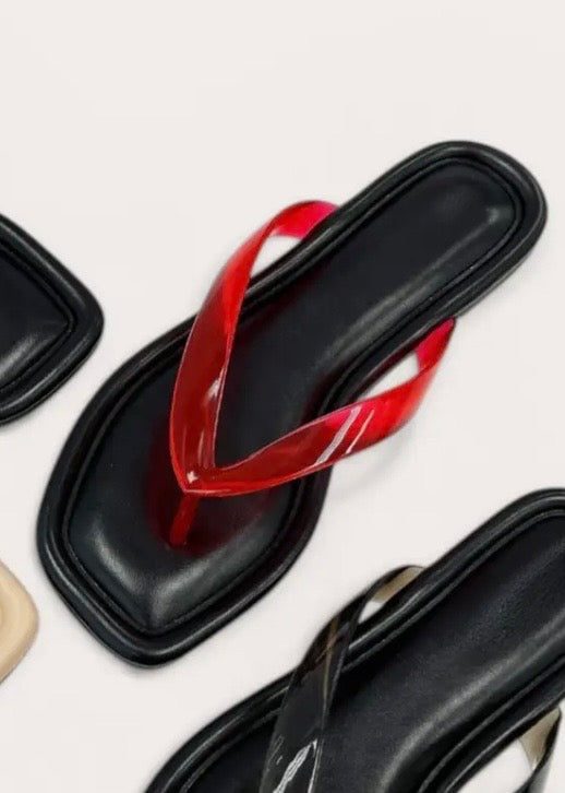 Veronica Two-Tone Flip Flops