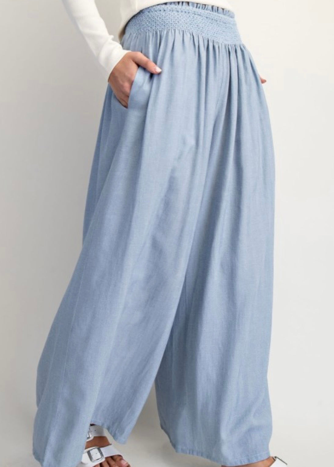 Linen Wide Leg Pant