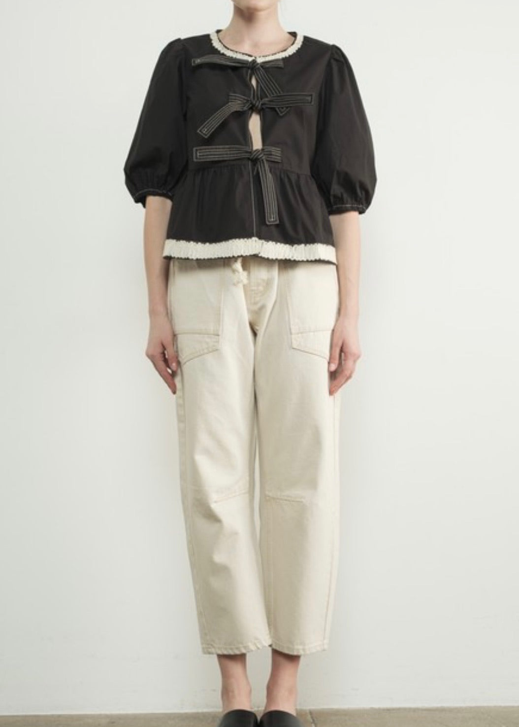 Danny Barrel Pants with Drawstring