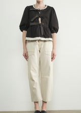 Danny Barrel Pants with Drawstring