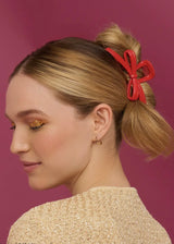 The Grinch X Kitsch Red Bow Claw Clip