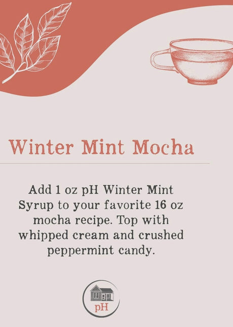 Winter Mint Simple Syrup