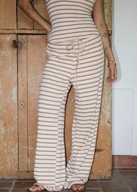 Lina Stripe Drawstring Pant