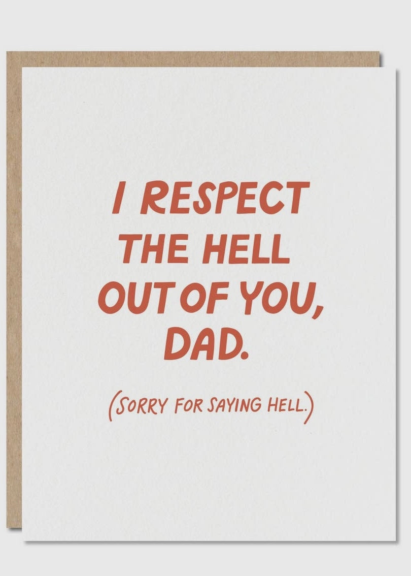 Respect Dad Card