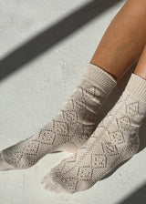 Modal Eyelet Socks