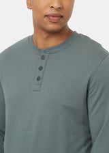 Soft Terry Light Placket Crew