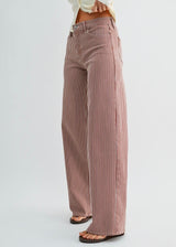 Relaxed Wide Leg Stripe