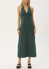 Alexa Seersucker Maxi Dress