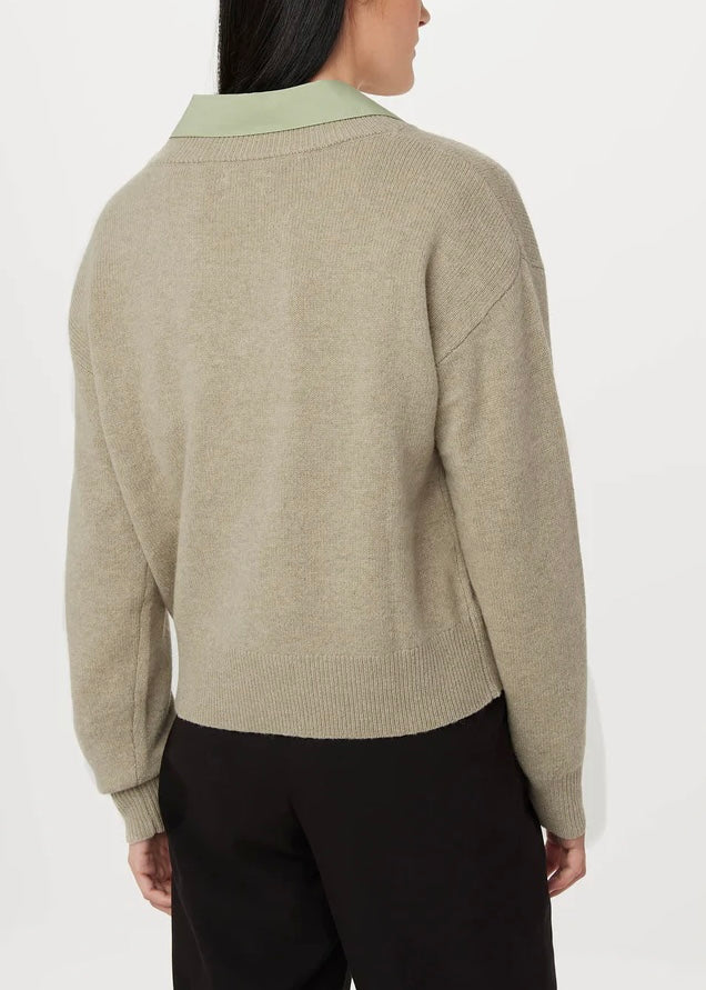 The Yak Wool V Neck Sweater