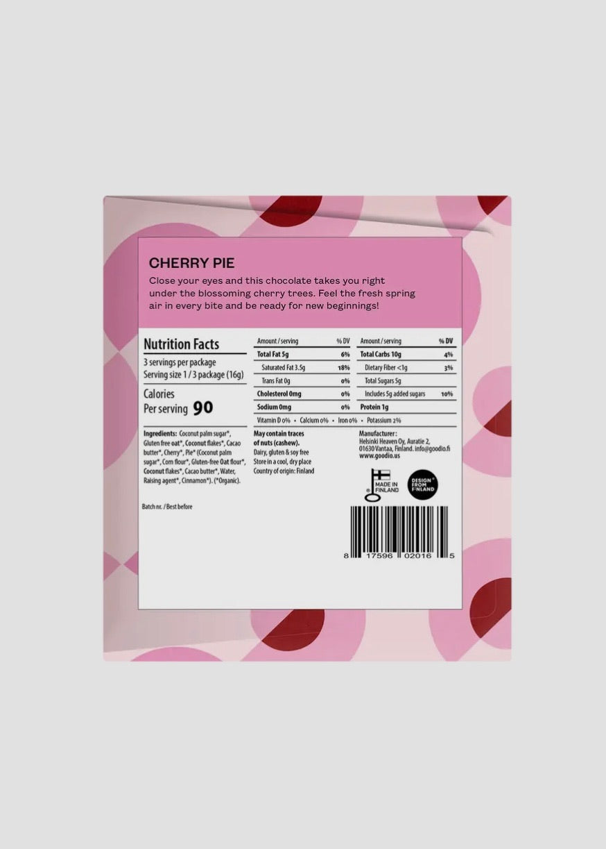 Cherry Pie Organic White Chocolate