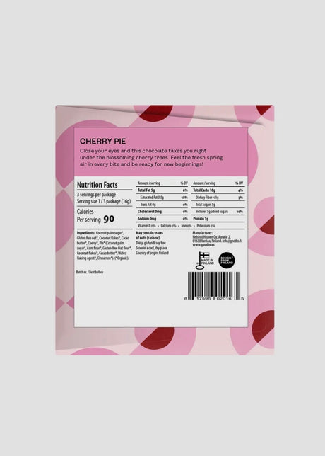 Cherry Pie Organic White Chocolate