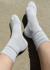 Ribbed Sport Gym Crew Socks