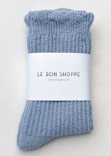 Linen Scallop Socks