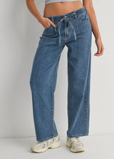 Drawstring Wide Leg