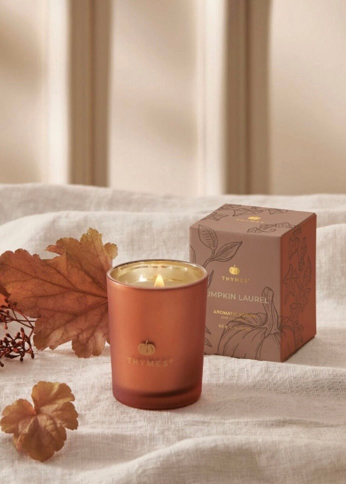 Pumpkin Laurel Votive Candle