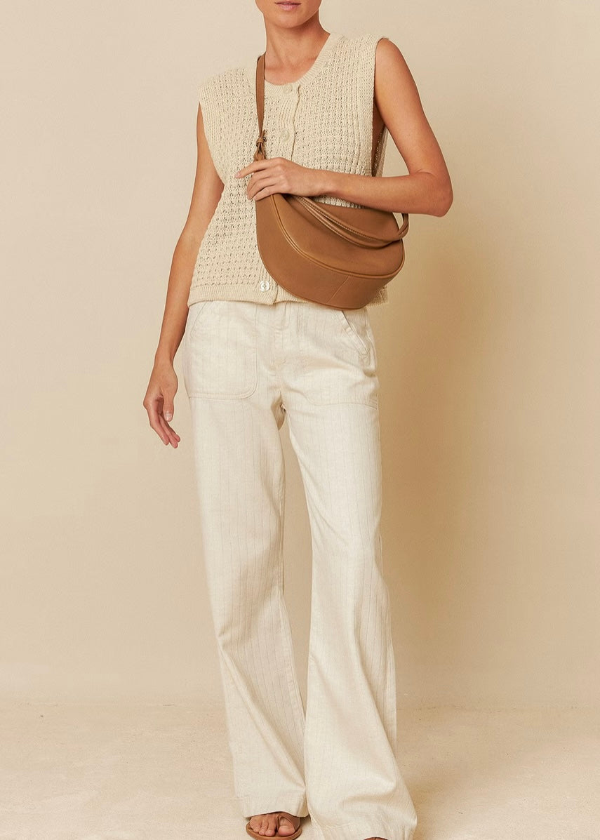 Half Moon Leather Bag