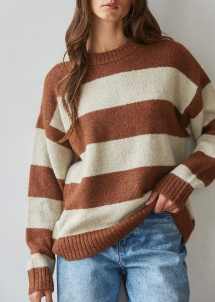 Carey Stripe Sweater