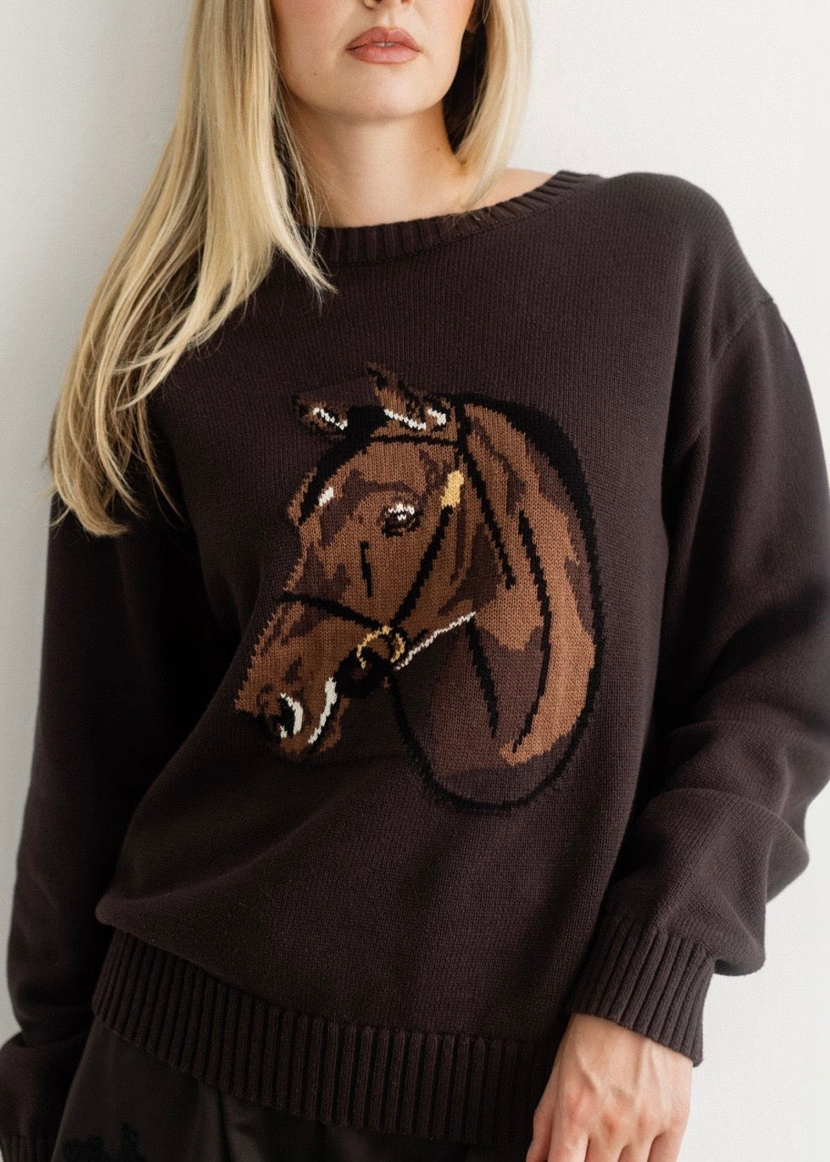 Elle Knit Horse Sweater