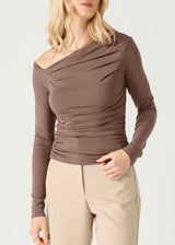 Long Sleeve Draped Top