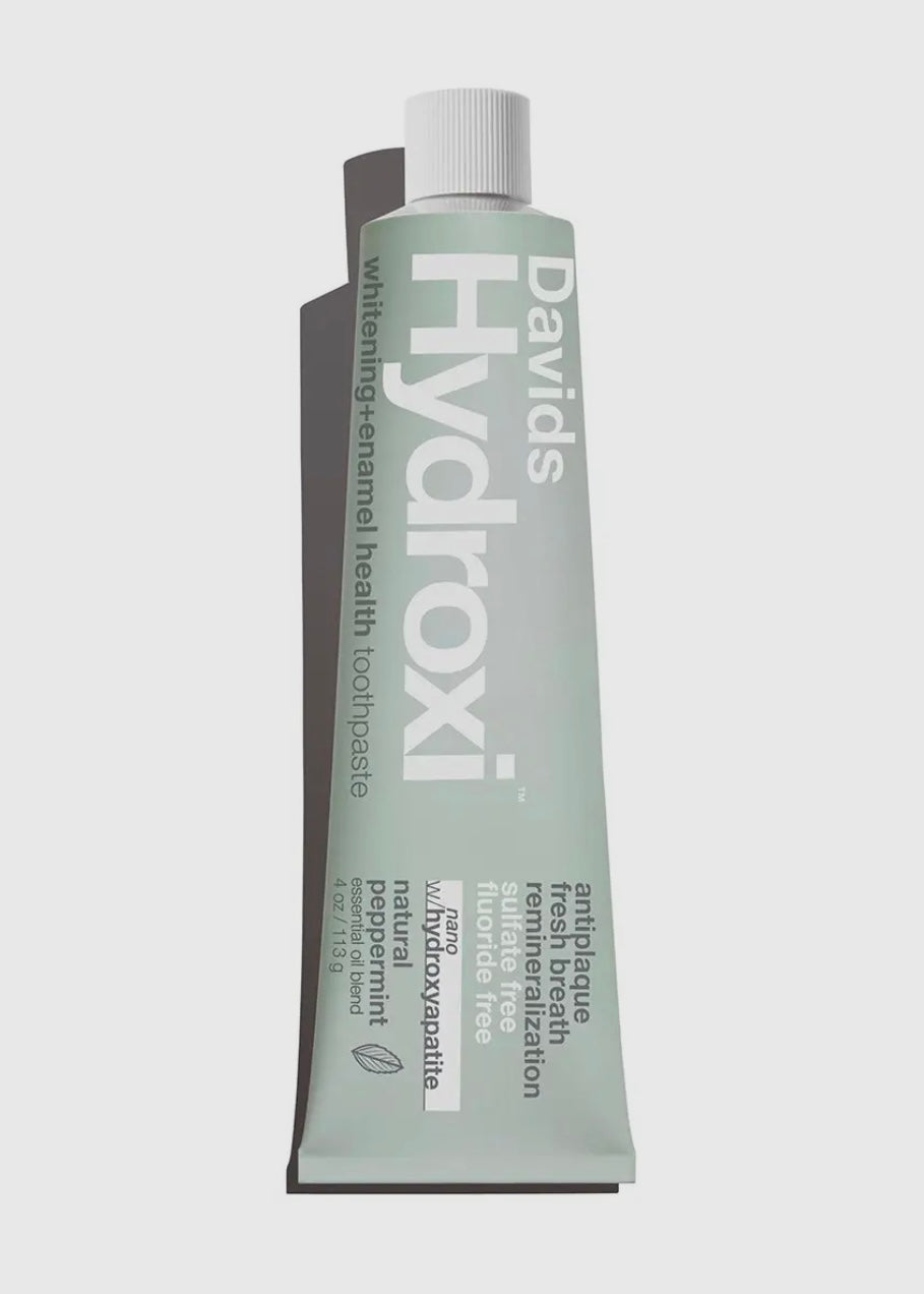Davids Hydroxi™ Whitening+Enamel Health Nano Hydroxyapatite Premium Toothpaste / Peppermint