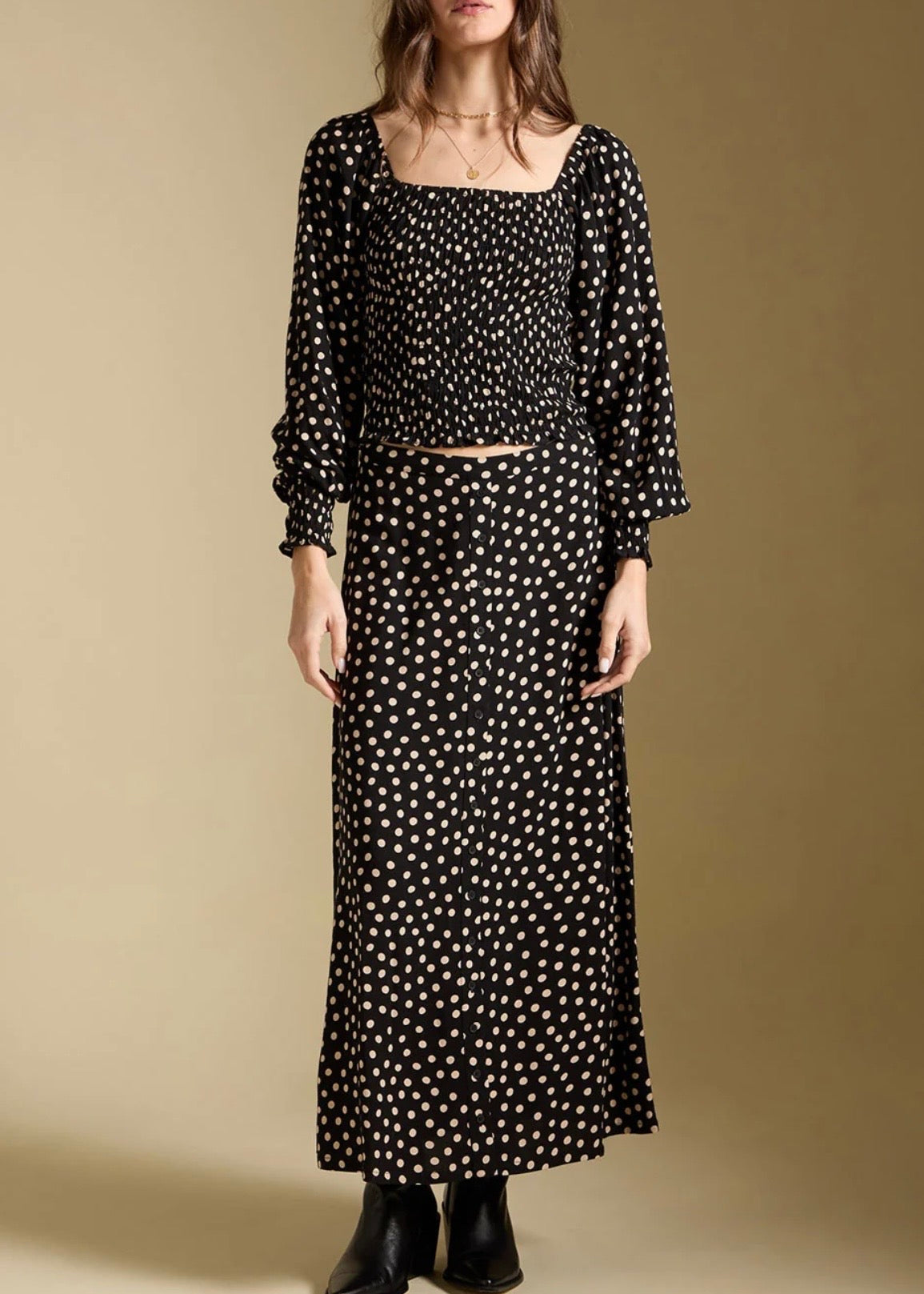 Nolla Midi Skirt