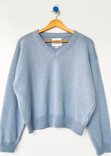 *pre-order Abby Cotton V-Neck Sweater