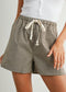 Lila Check Shorts
