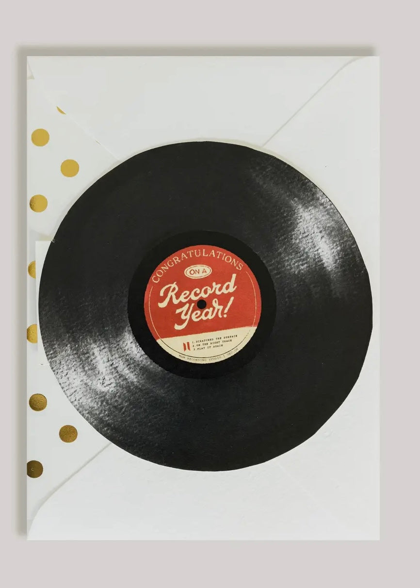 Record Year Card