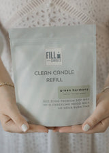 Green Harmony Candle Refill