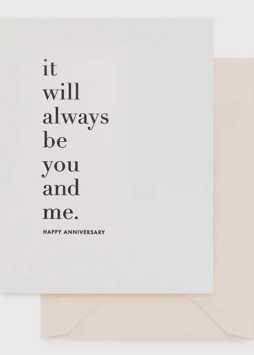 Always You and Me Card