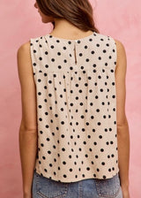 Penny Shirred Tank Top