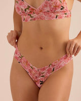 Printed Signature Lace® Thong
