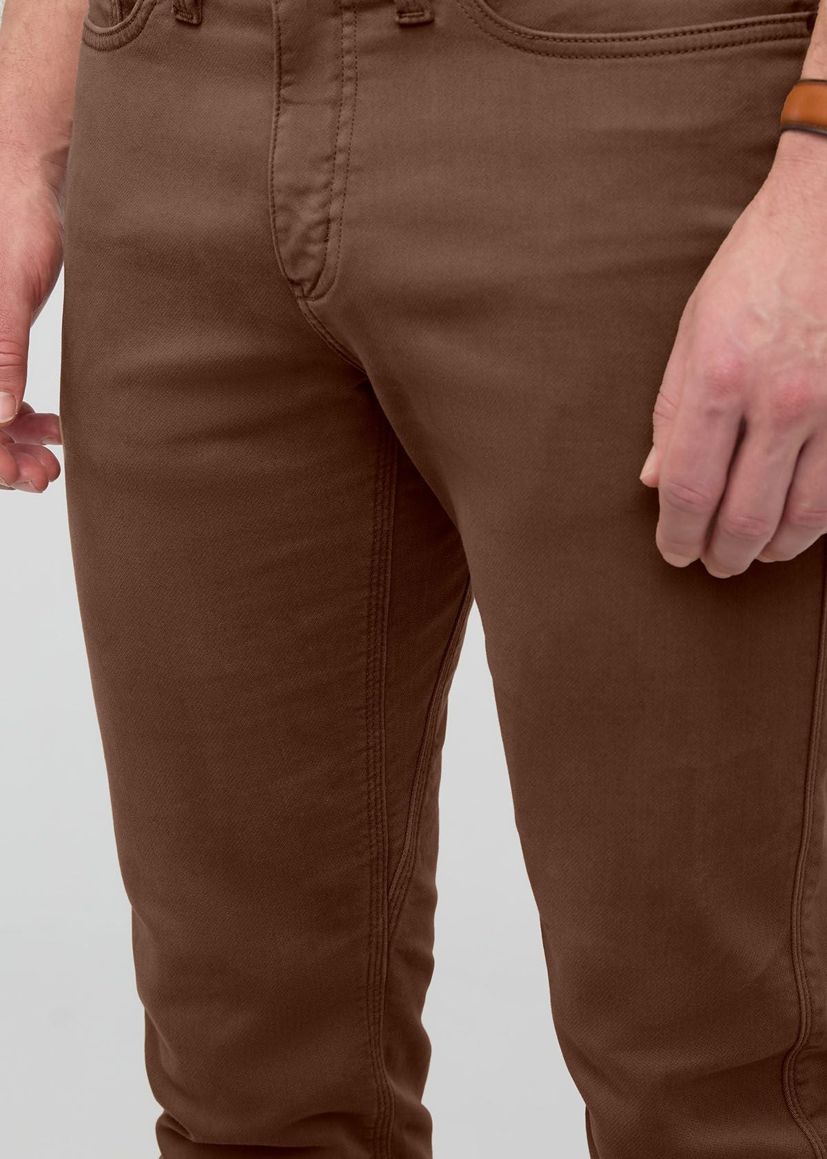 No Sweat Slim in Deep Taupe