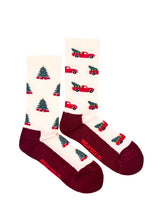 Christmas Truck Merino Wool Socks