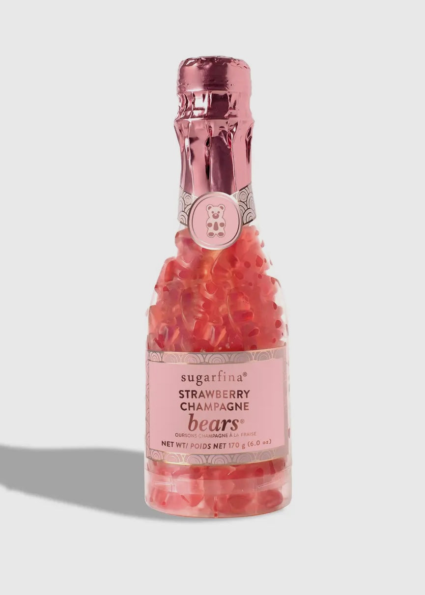 Strawberry Champagne Bears Celebration Bottle