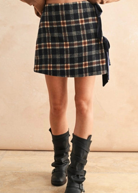 Tanny Plaid Skort