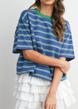 Charlie Striped Boxy T-Shirt