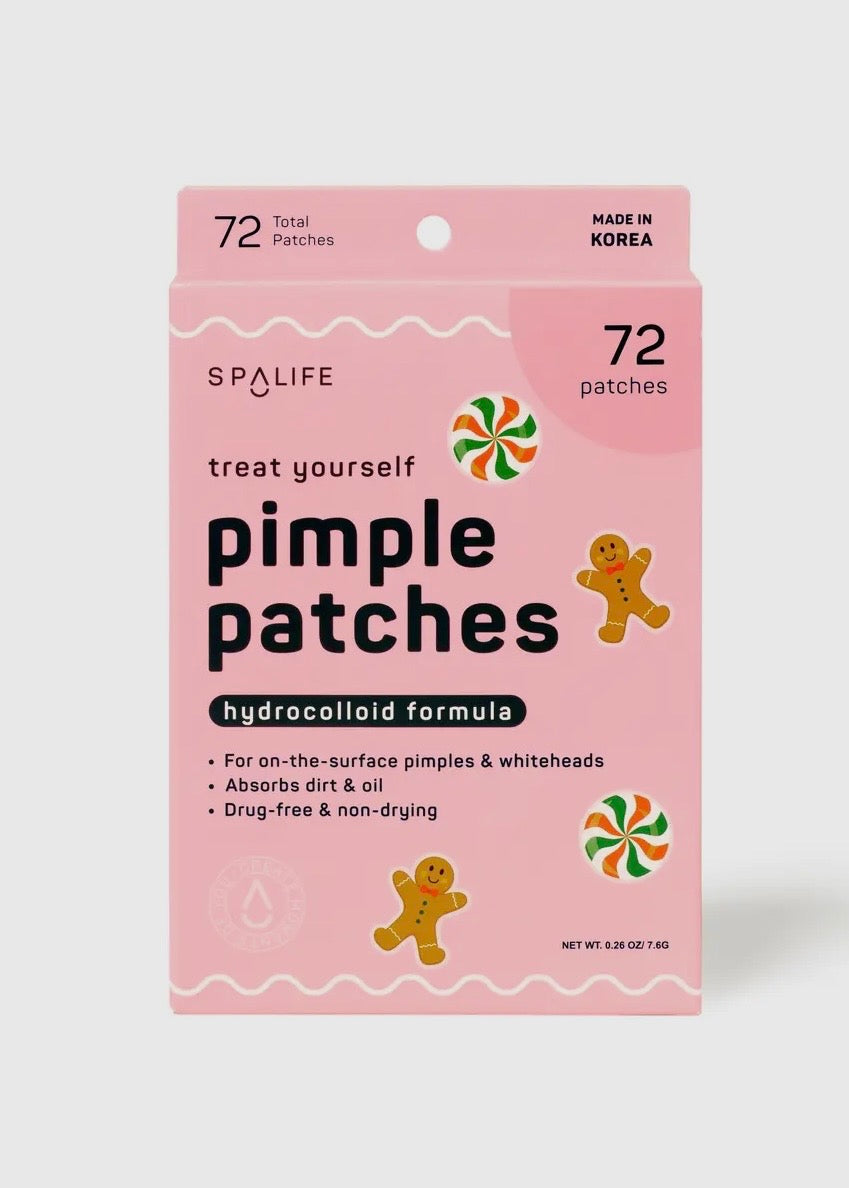 Christmas Holiday Gingerbread & Candies Pimple Patches 72 Ct