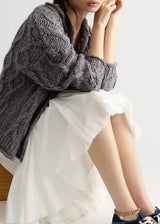 Opal Rollneck Knit Cardi