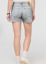 Midweight Denim High Rise Short